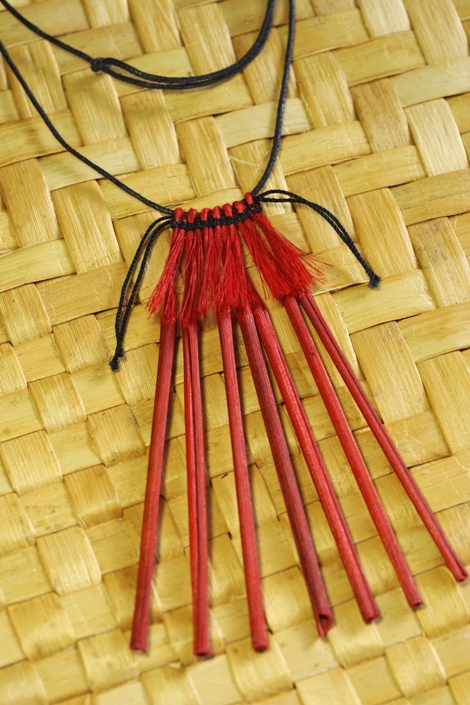 AllFlax - contemporary flax weaving: necklace